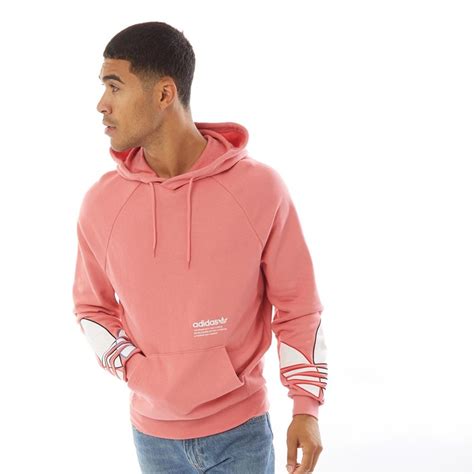 adidas hoodie heren roze|adidas fleece hoodie.